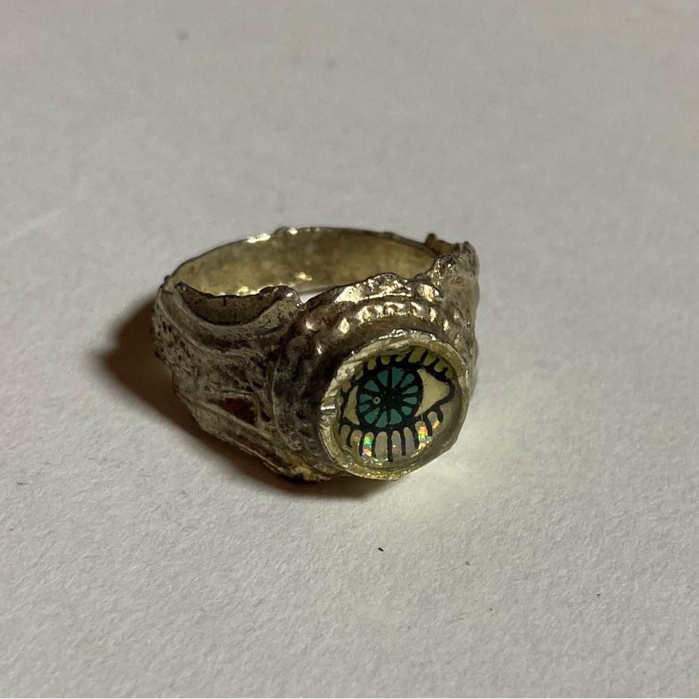 Antique Iraqi ‘Evil Eye’ Ring rare item